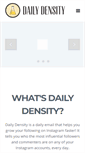 Mobile Screenshot of dailydensity.com